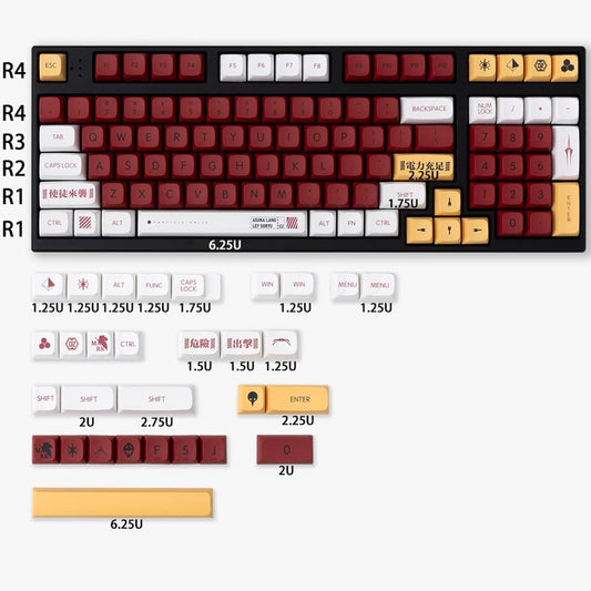 mintcaps PBT Keycaps,138 Keys Mecha XDA Profile Keycaps Custom Dye-Sub Keyboard Keycap Set for 60% 65% 70% 75% Cherry Gateron MX Switches Mechanical Keyboards